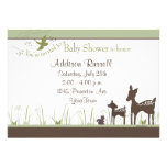 Momma and Baby Deer Shower Invitations
