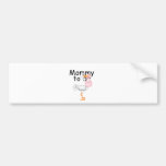 mommy to be. Maternity Stork Bumper Sticker