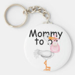 mommy to be. Maternity Stork Keychain