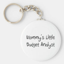 Mommys Little Budget Analyst Keychain