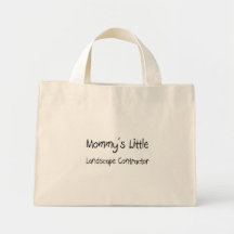 Mommys Little Landscape Contractor Canvas Bag