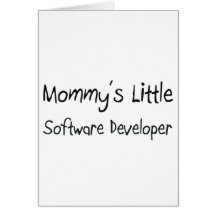 Mommys Little Software Developer Card