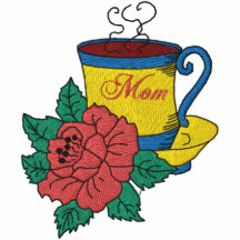 Moms Mothers Day Embroidered Shirt