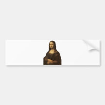 Mona Lisa by Leonardo da Vinci circa 1505-1513 Bumper Sticker