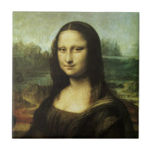 Mona Lisa by Leonardo da Vinci Vintage Renaissance Tile
