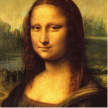 Mona Lisa Head Detail - Leonardo Da Vinci Cut Outs