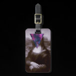 Mona lisa hipster luggage tags