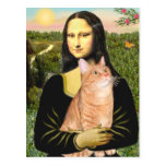 Mona Lisa - Orange Tabby SH 46 Postcard