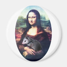 Mona Lisa Possum Magnets