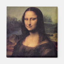 Mona Lisa Refrigerator Magnet