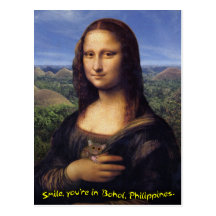 Mona Lisa Smile Bohol Post Card