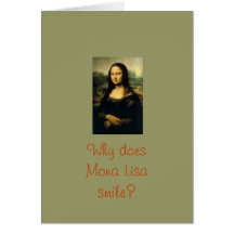 Mona Lisa Smiles Cards