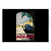 Monaco 5th Grand Prix Automobile 1933 Cards