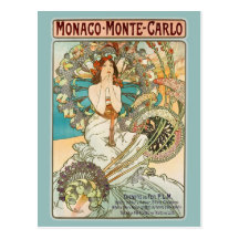 Monaco Monte-Carlo Post Card