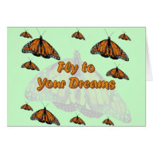 Monarch Butterflies Greeting Card