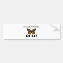 MONARCH BUTTERFLIES Rule! Bumper Stickers