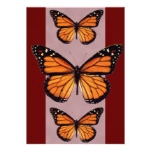 Monarch Butterfly Invitations