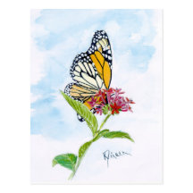 Monarch Butterfly Postcard