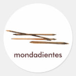 Mondadientes Round Stickers