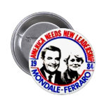 Mondale-Ferraro - Button