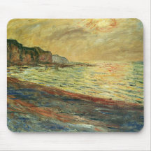 Monet Beach At Pourville Mouse Pads