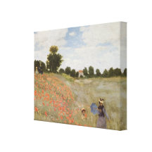 Monet Painting Canvas Print