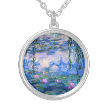 Monet Water Lilies Necklace