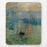 Monet's Impression Sunrise (soleil levant) - 1872 Mouse Mat