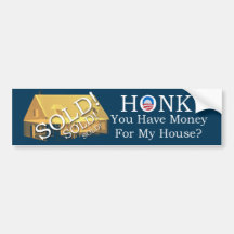 money bumper stickers