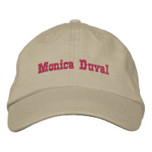 Monica Duval Embroidered Baseball Cap