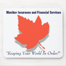 Moniker Mouse Pad "Golden Leaf"