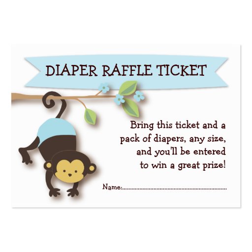 Baby Shower Diaper Invitation Template http://www.zazzle.com.au/monkey ...