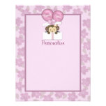 Monkey Baby Shower FLAT#2 Thank You ORCHID Personalized Invitations