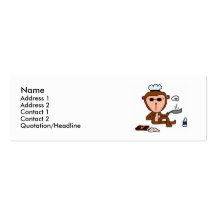monkey business card template