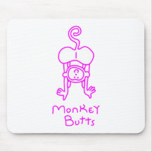 Monkey Butts Mouse Pads