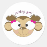Monkey Girl Sticker