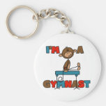 Monkey I'm a Gymnast T-shirts and Gifts Key Chain