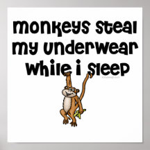 Monkey Joke Poster