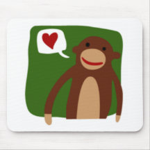 monkey love mousepad