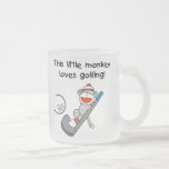 Monkey Loves Golfing T-shirts and Gifts Coffee Mug