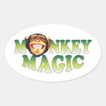 Monkey Magic. Sticker