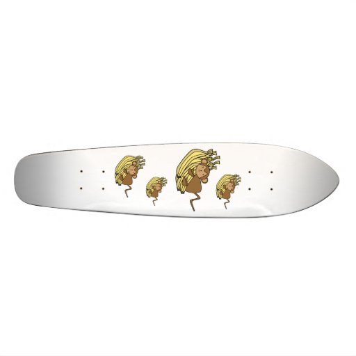 Monkey on bananas skate deck
