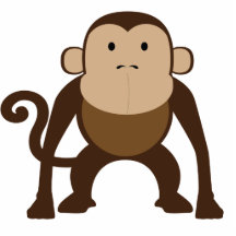 Monkey Photo Cutouts