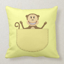 Monkey Pocket Pal Pillow pillows