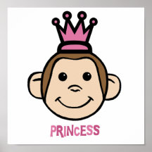 Monkey Princes Print