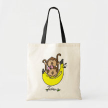 Monkey Twin Boy and Girl Tshirts and Gifts Bag