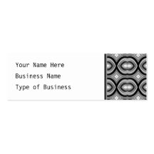 Monochrome Abstract Pattern. Business Card Template