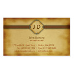 Monogram Attorney at Law - Business Card