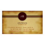 Monogram Attorney at Law - Business Card