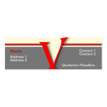 Monogram Business Card
